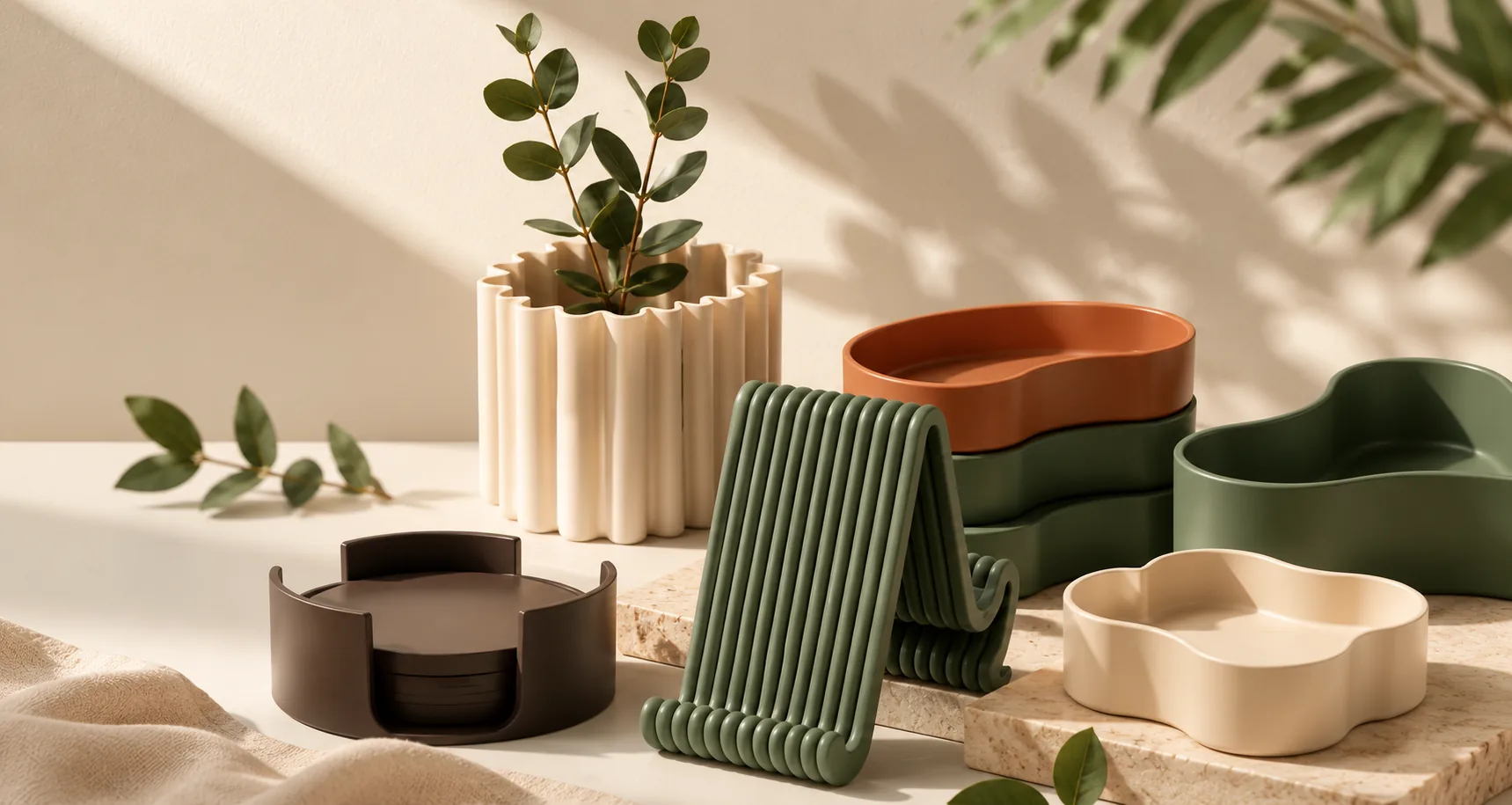 Composição editorial Modrisco — Design autoral em impressão 3D
